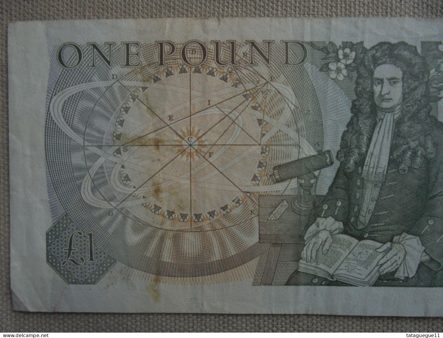 Ancien - Billet de banque - One Pound Bank of England - J.B Page