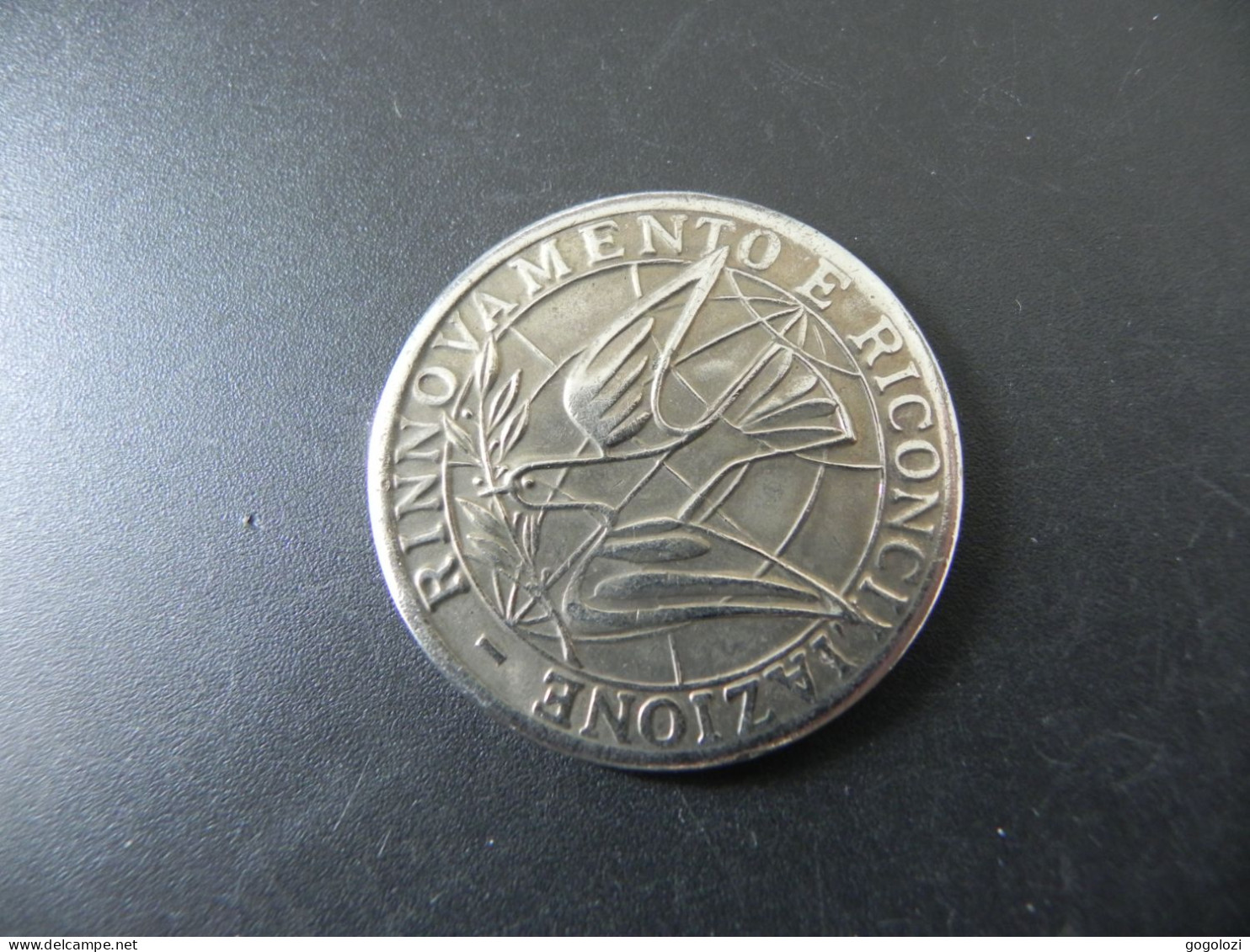 Old Pilgrim Medal - Italia Italy - Anno Santo 1975 - Un Mondo Nuovo Per Un Mondo - Altri & Non Classificati