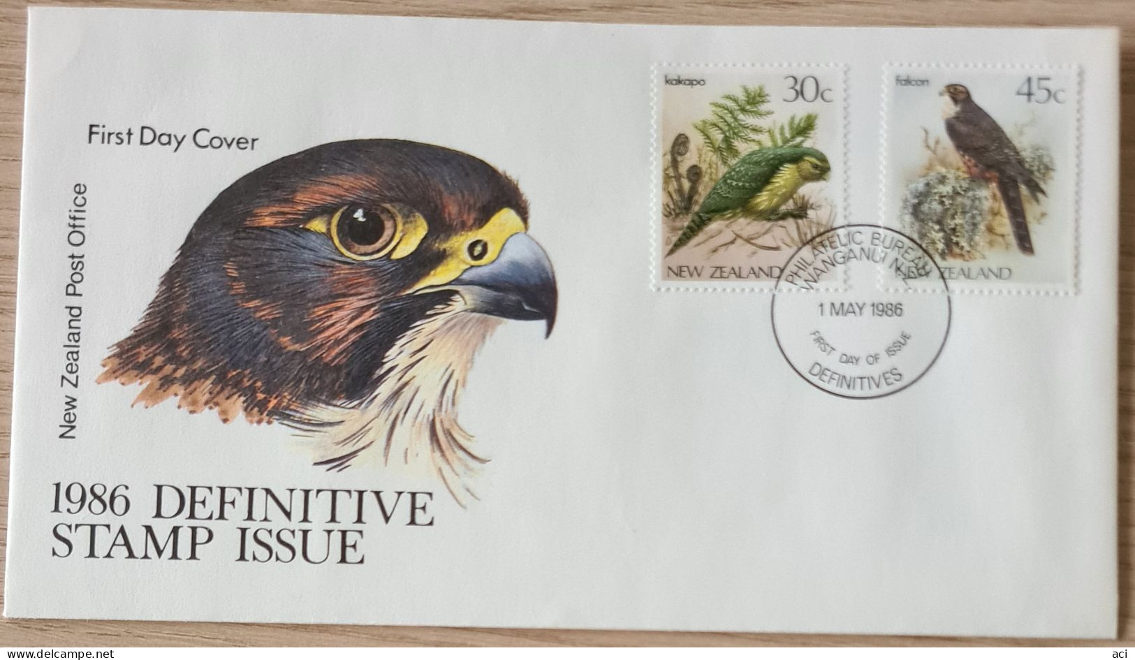 New Zealand 1986 Definitive Issue Birds,First Day Cover, - Lettres & Documents