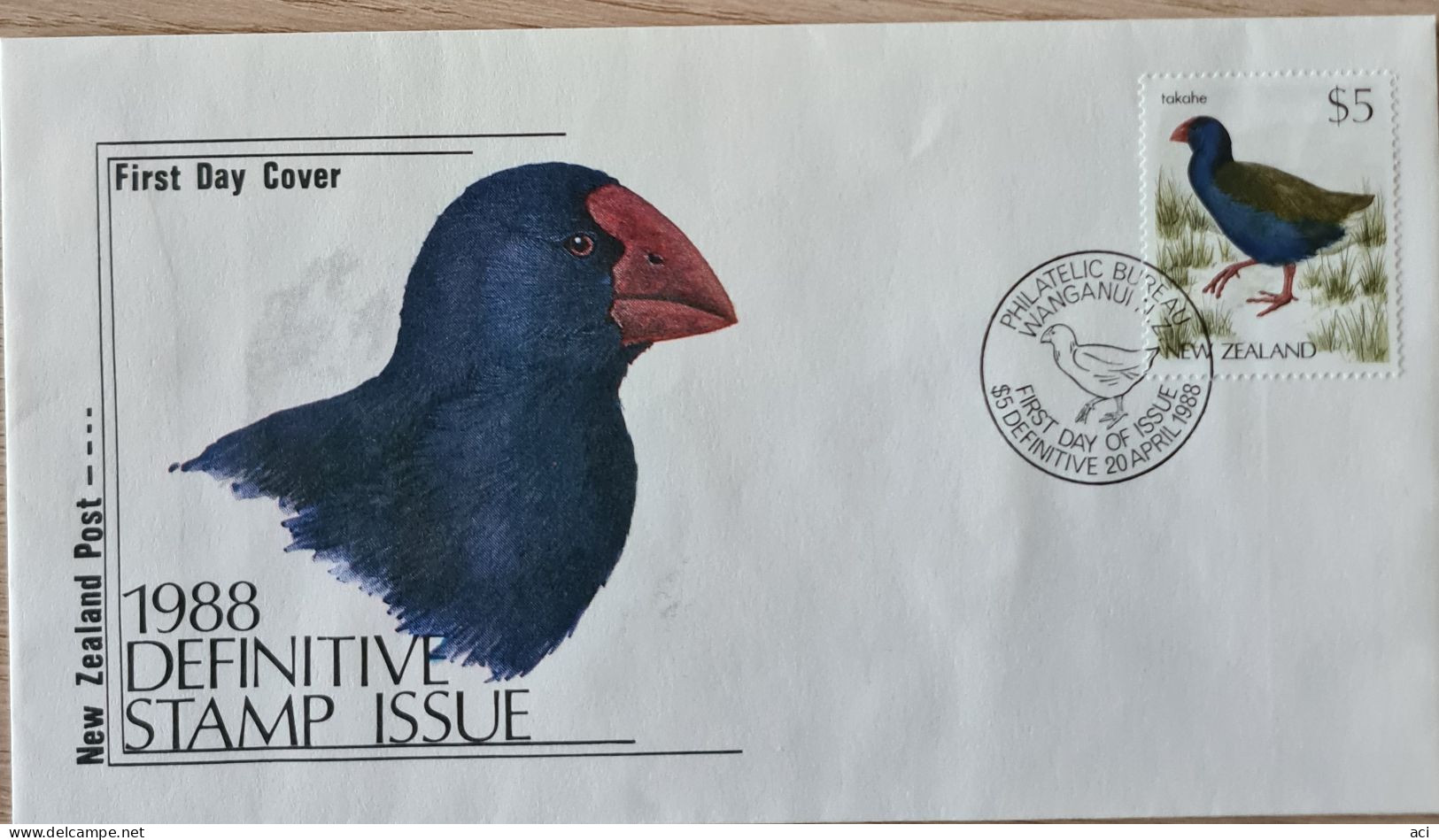 New Zealand 1988 Definitive Issue Birds,First Day Cover, - Briefe U. Dokumente