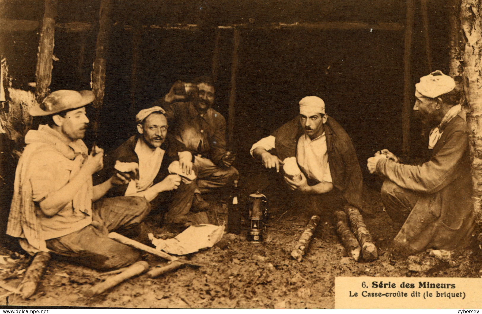 Série Des Mineurs - Le Casse-croûte Dit "le Briquet" - Mines