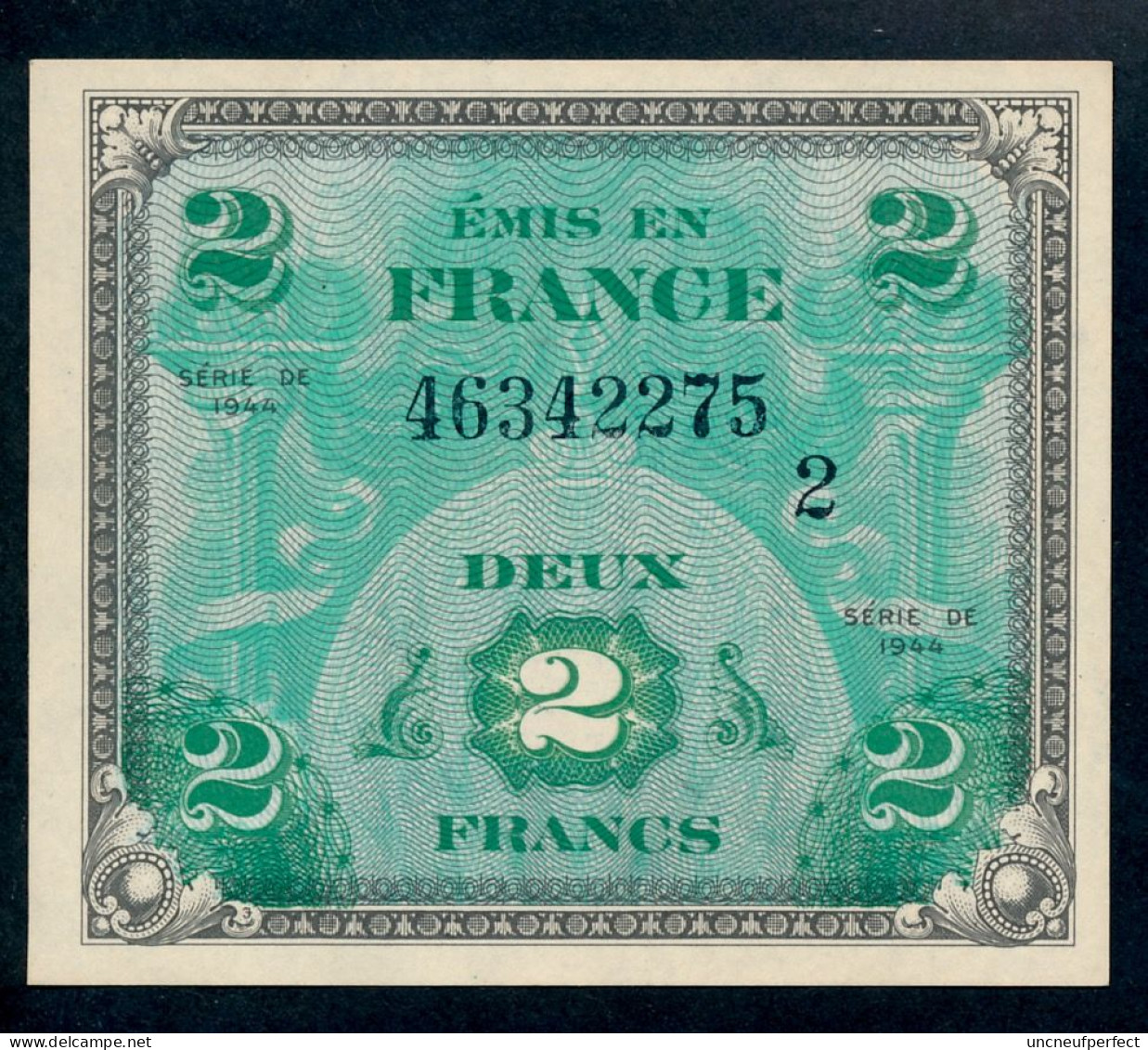 2 FRANCS 1944 Fayette VF.16-02 Série 2 UNC NEUF - 1944 Vlag/Frankrijk