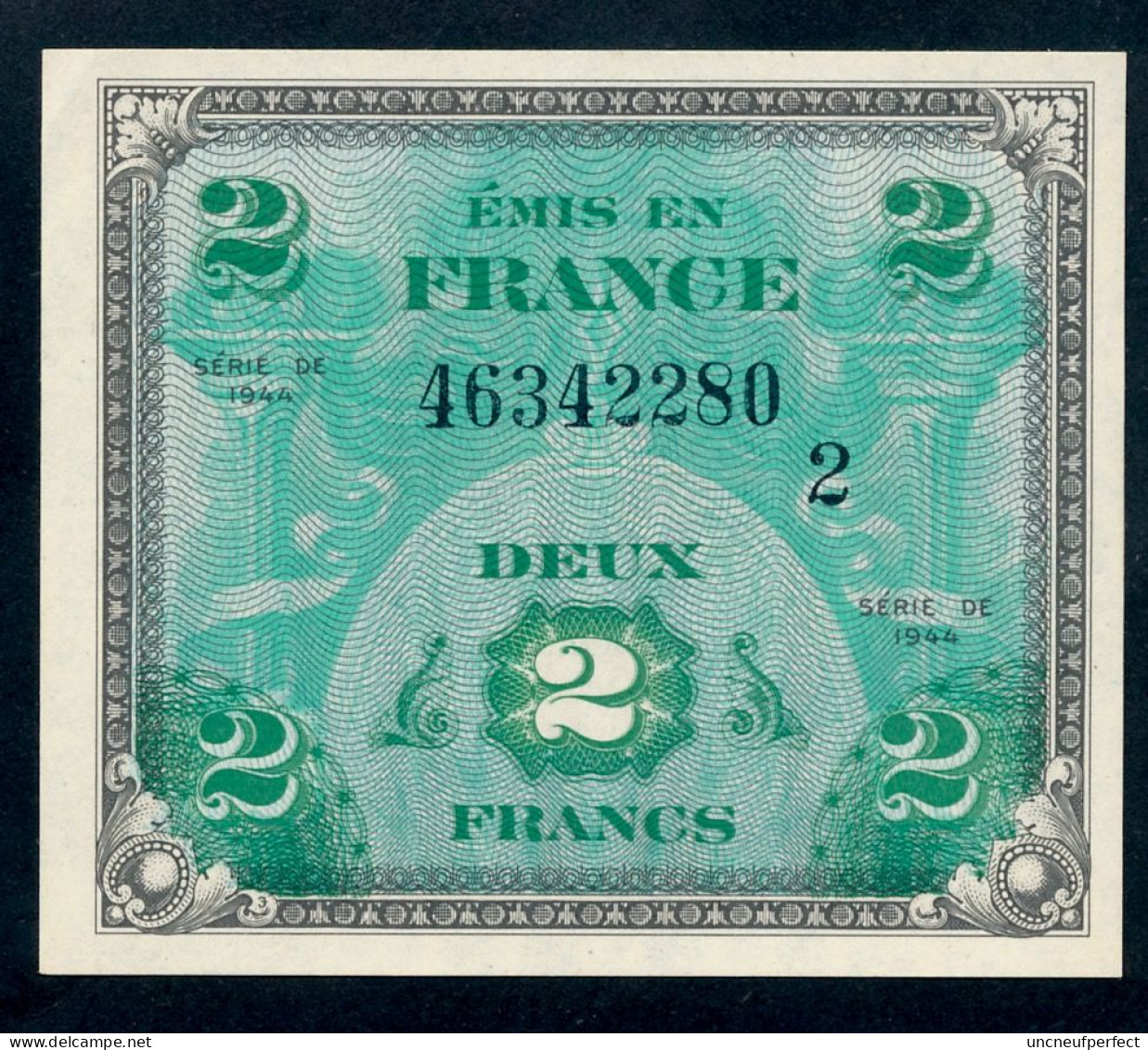 2 FRANCS 1944 Fayette VF.16-02 Série 2 UNC NEUF - 1944 Flag/France