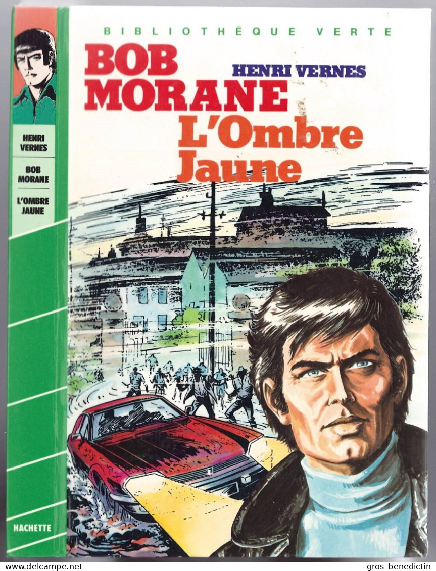 Hachette - Bibliothèque Verte - Henri Verne - Série Bob Morane - "L'ombre Jaune" - 1984 - #Ben&Morane - Bibliothèque Verte