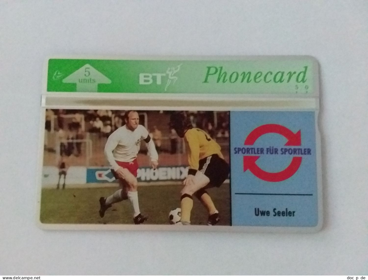 UK - BT Uwe Seeler Fussball Football Sport Soccer 5 Units 324H - BT Buitenlandse Uitgaven