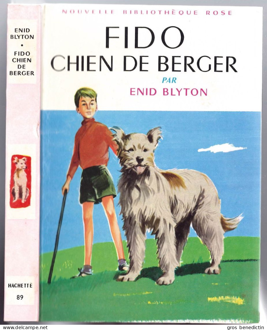 Hachette - Nouvelle Bibliothèque Rose N°89 - Enid Blyton - "Fido Chien De Berger" - 1968 - #Ben&Brose&Div - #Ben&Bly - Bibliotheque Rose