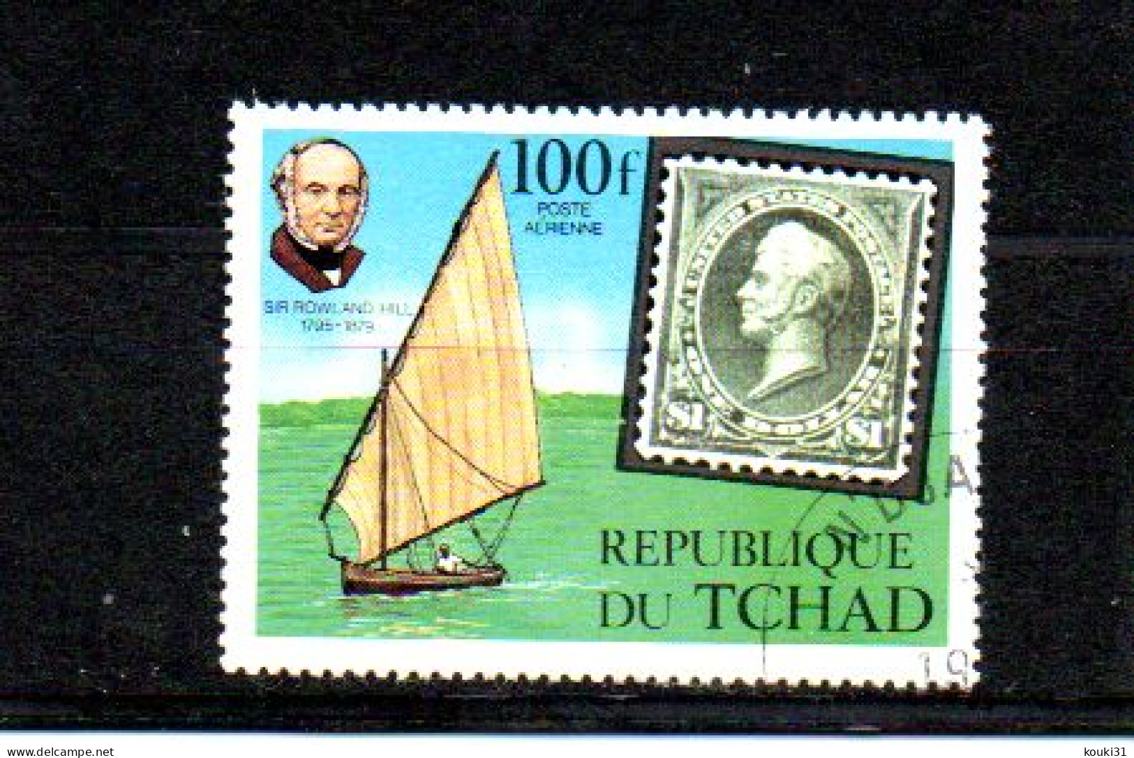 Tchad YT PA 225 Obl : Sir Rowland Hill - 1979 - Tchad (1960-...)