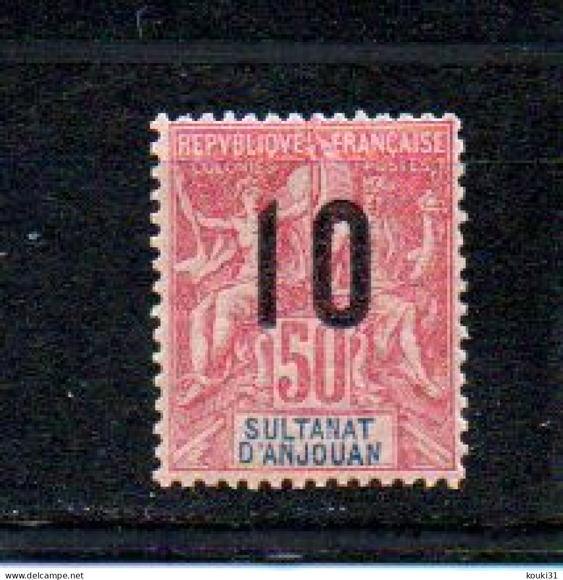 Anjouan YT 28 * - 1912 - Unused Stamps