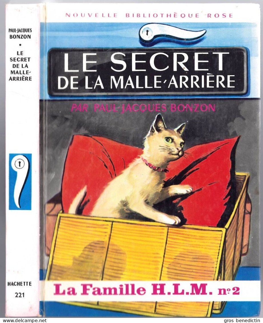 Hachette - Nouv. Bib. Rose - P.-J. Bonzon - Série Famille HLM - "Le Secret De La Malle Arrière" - 1966 - Ben&Brose&HLM - Bibliothèque Rose