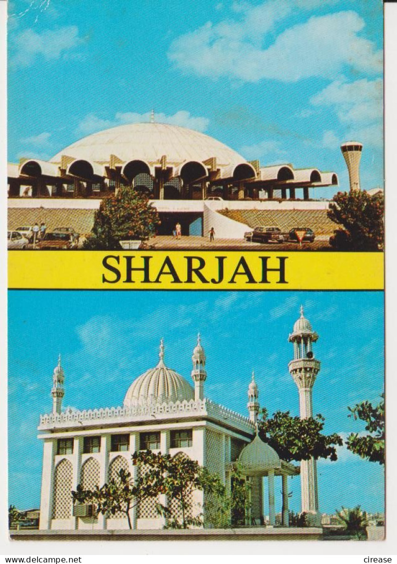 SHARJAH AIRPORT AND MOSQUE IN SHARJAH UNITED ARAB EMIRATES - Ver. Arab. Emirate