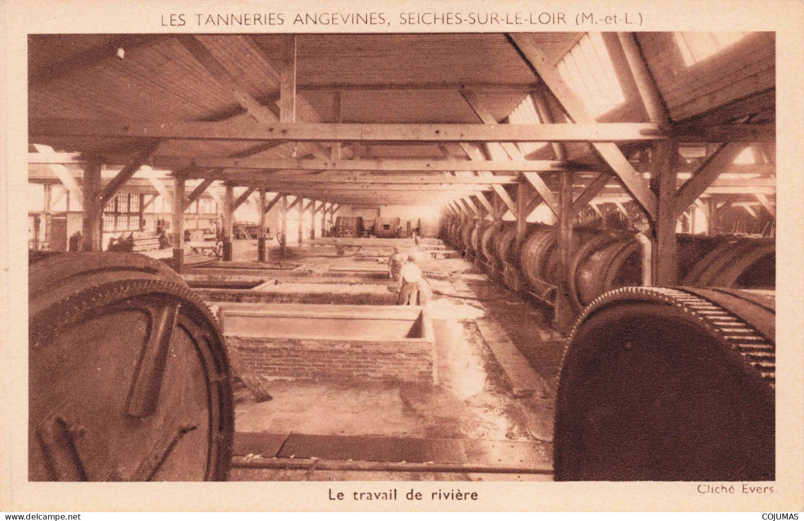 49 - SEICHES SUR LE LOIR - S16900 - Les Tanneries Angevines - Le Travail De Rivière - L23 - Seiches Sur Le Loir