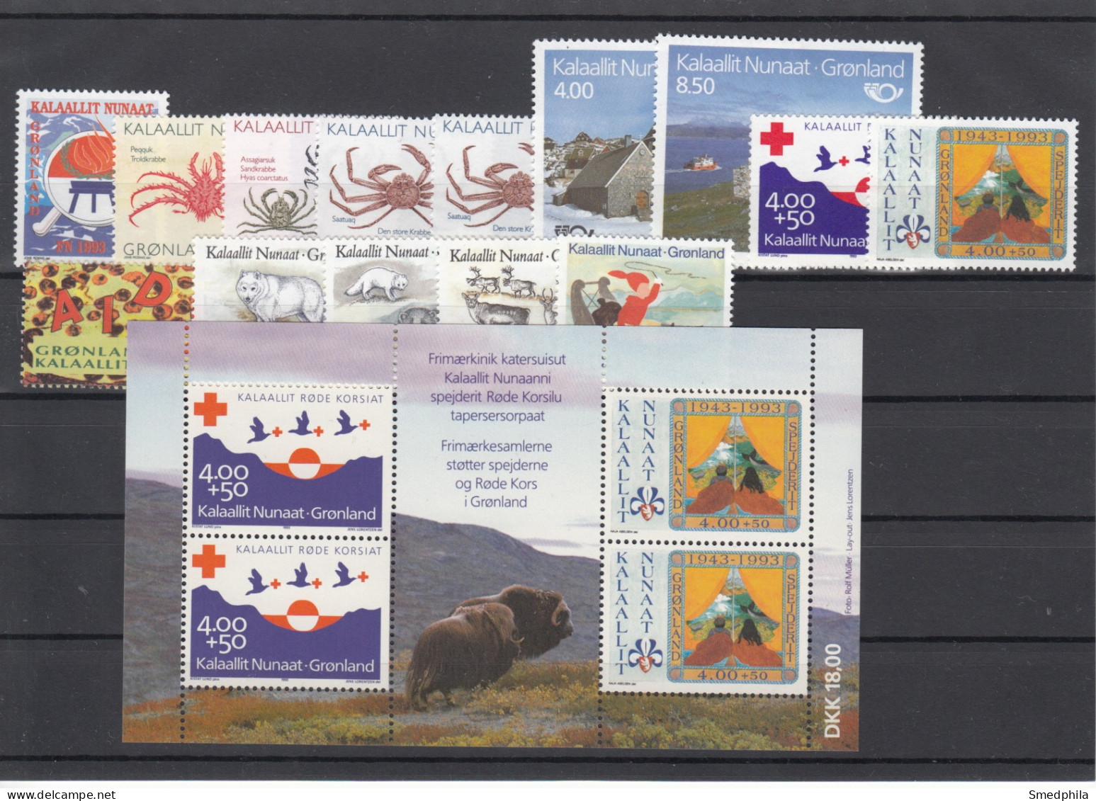 Greenland 1993 - Full Year MNH ** - Années Complètes