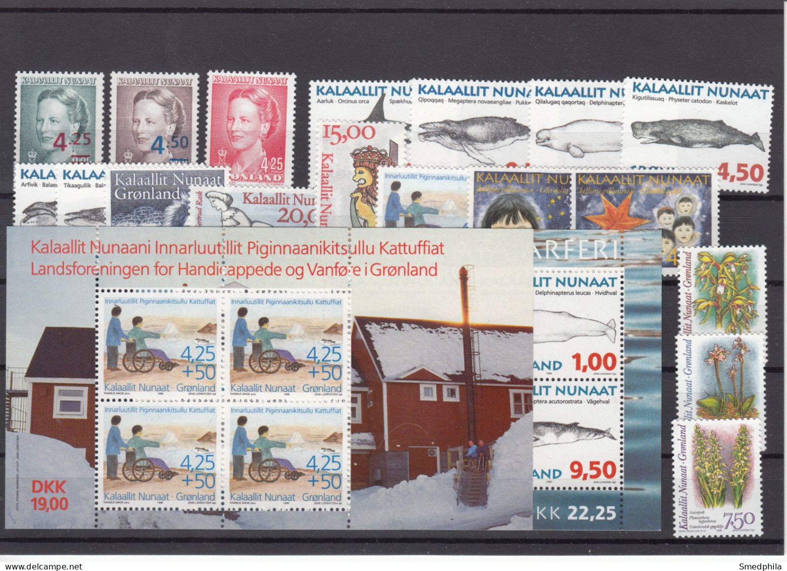 Greenland 1996 - Full Year MNH ** - Komplette Jahrgänge