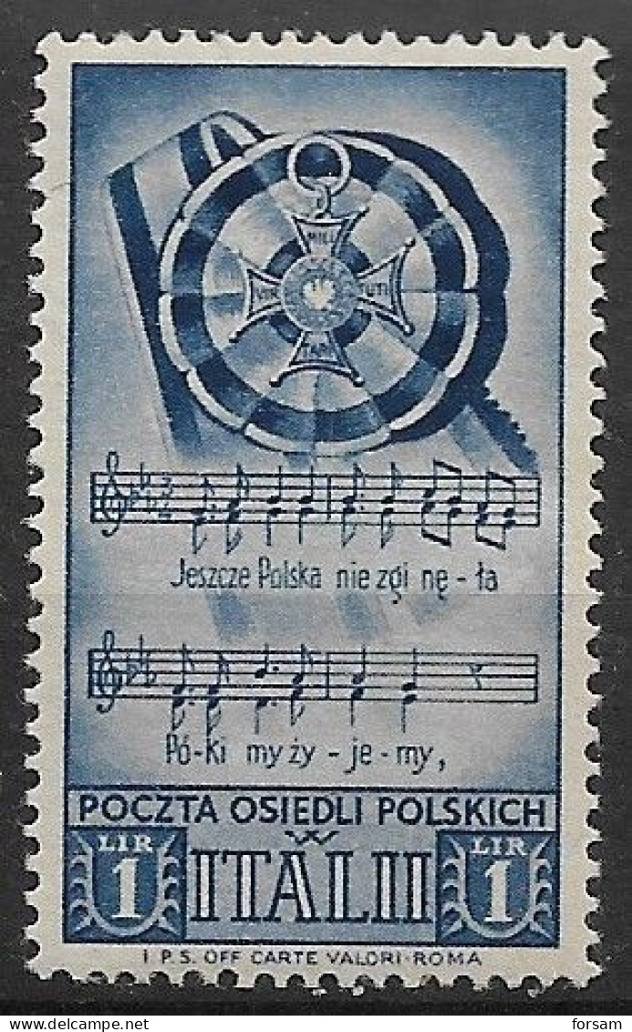 POLAND..1944-1945..2nd CORPS In ITALY WWII...MNH. - Governo Di Londra (esilio)