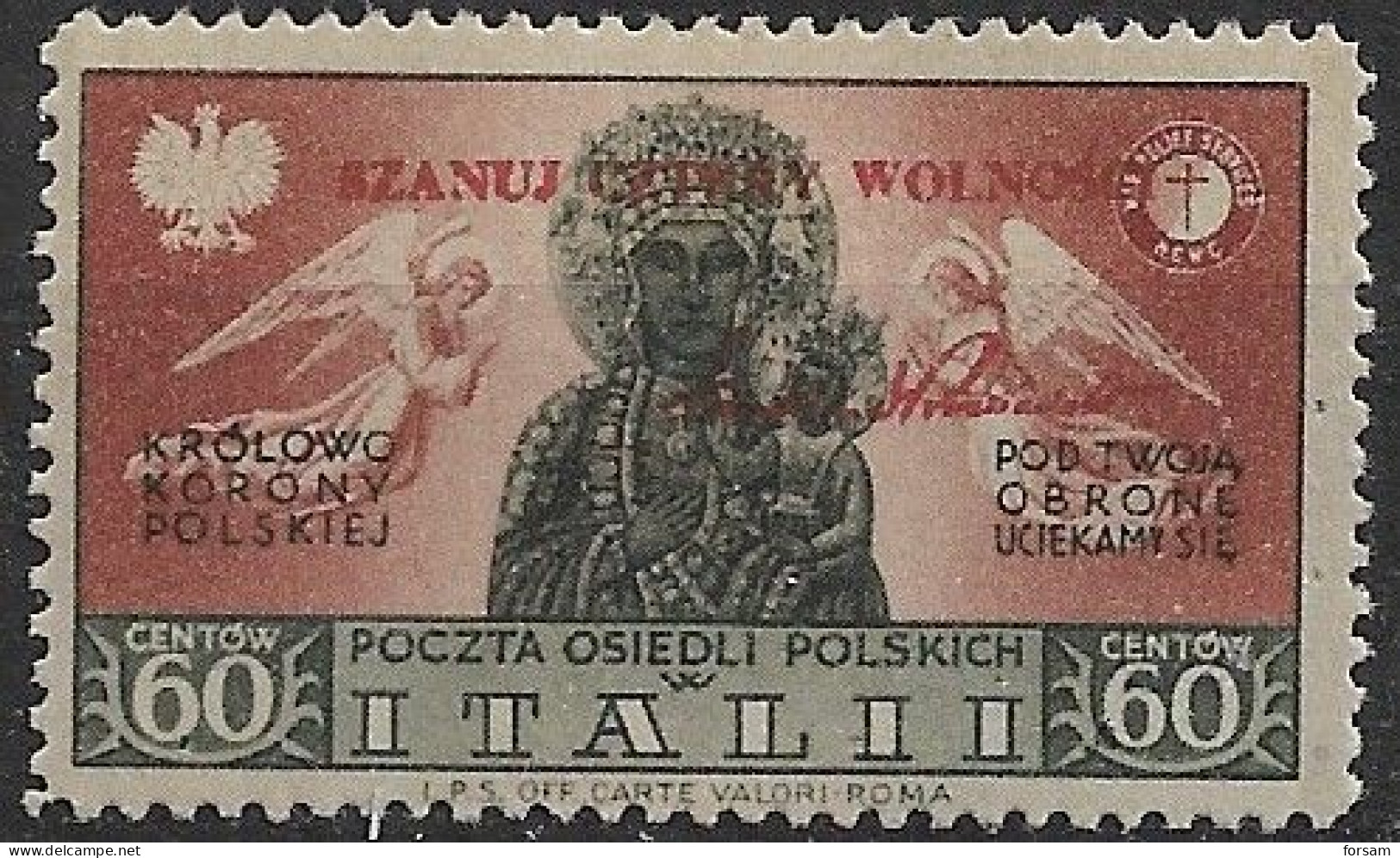 POLAND..1944-1945..2nd CORPS In ITALY WWII...MNH. - Regering In Londen(Ballingschap)