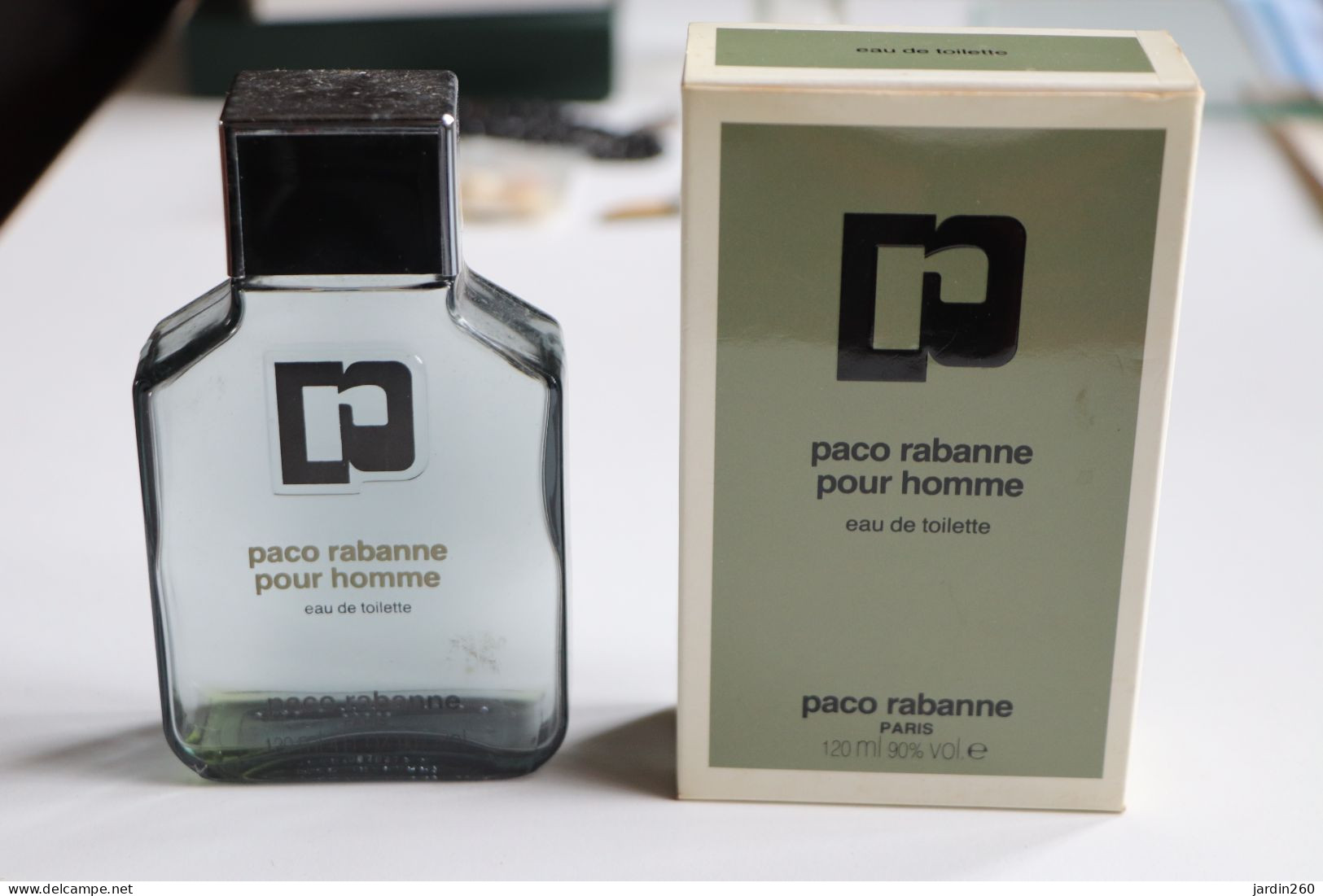 Flacon Vide De Parfum : Paco Rabanne Pour Homme " - Flacons (vides)