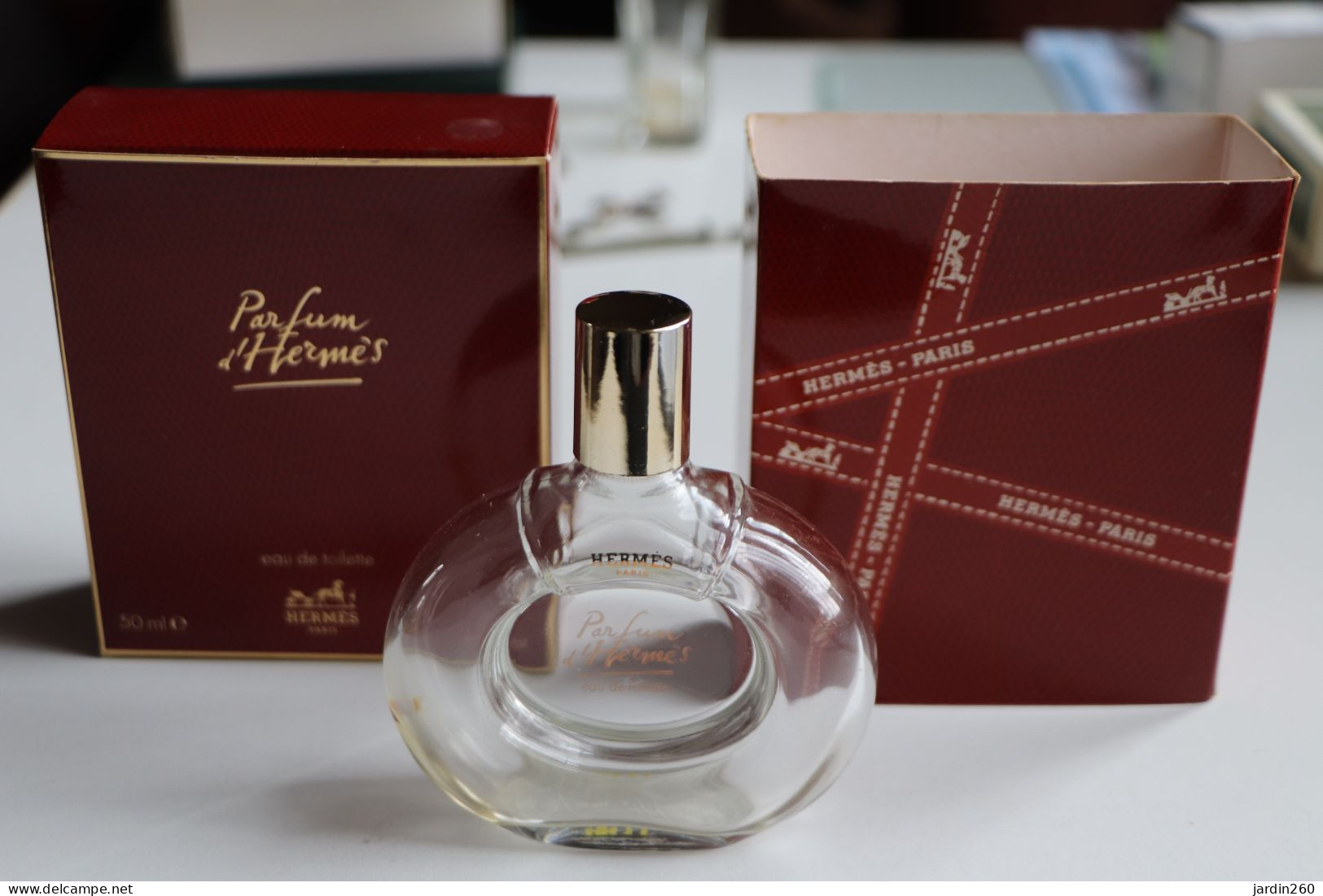 Flacons Vide De Parfum : "Parfum D'Hermès" - Flacons (vides)