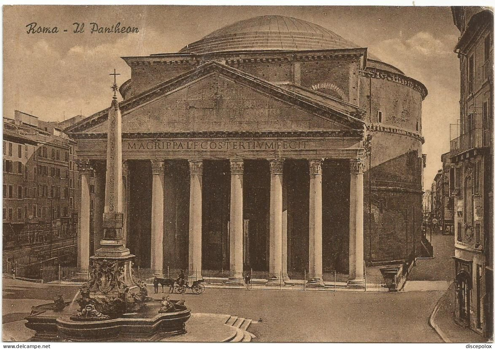 L3868 Roma - Il Pantheon / Viaggiata 1950 - Pantheon