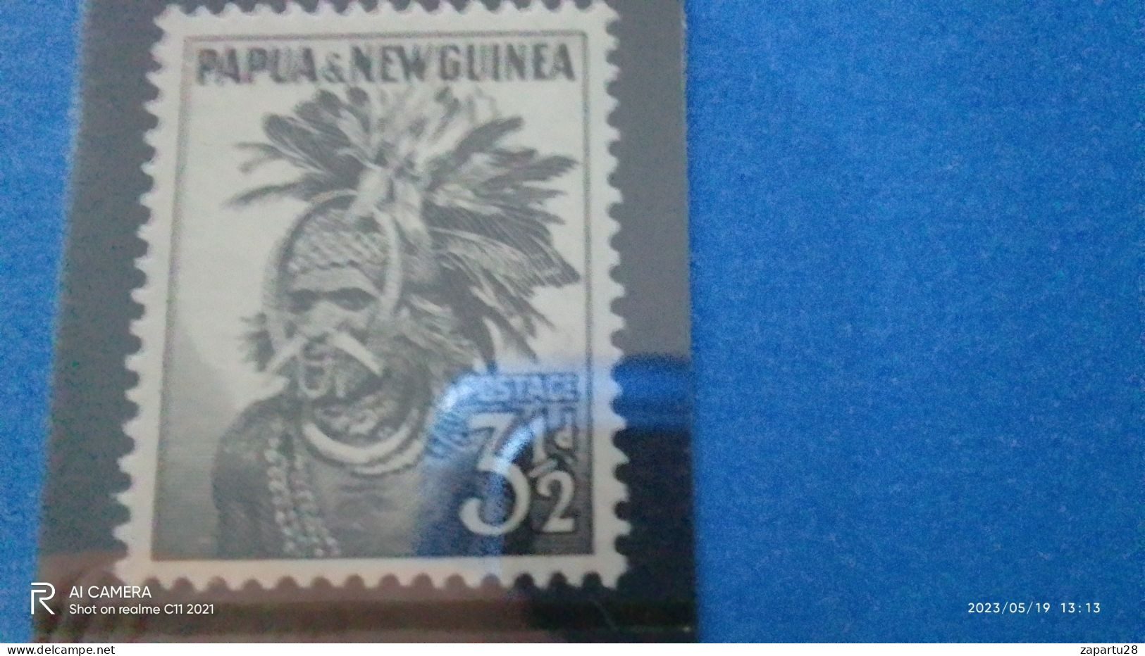 PAPUA YENİ GİNE -1952              3.50C         USED - Gebraucht