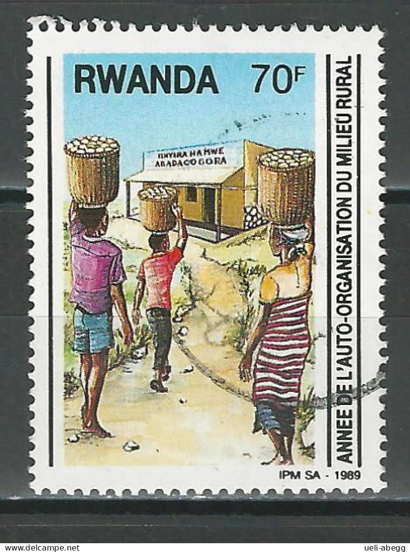 Ruanda 1989 Mi 1418 Used - Oblitérés