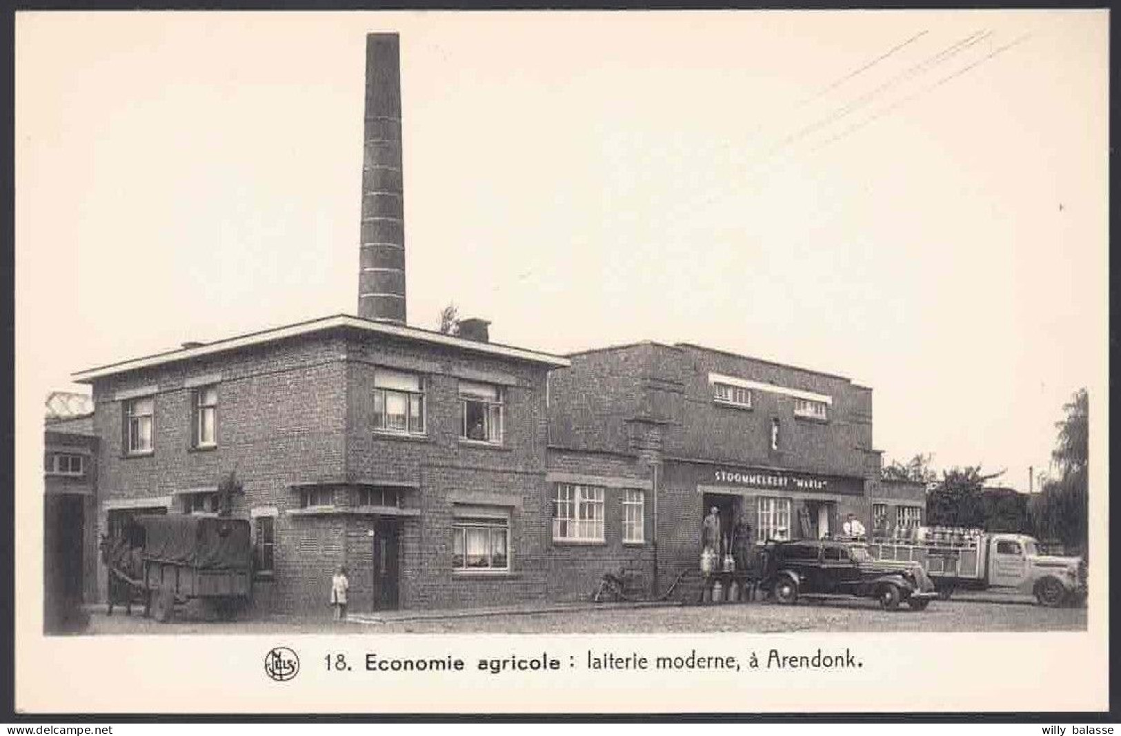 +++ CPA - ARENDONK - Laiterie Moderne - Economie Agricole - Paysages Belges La Campine - Attelage - Camions  // - Arendonk