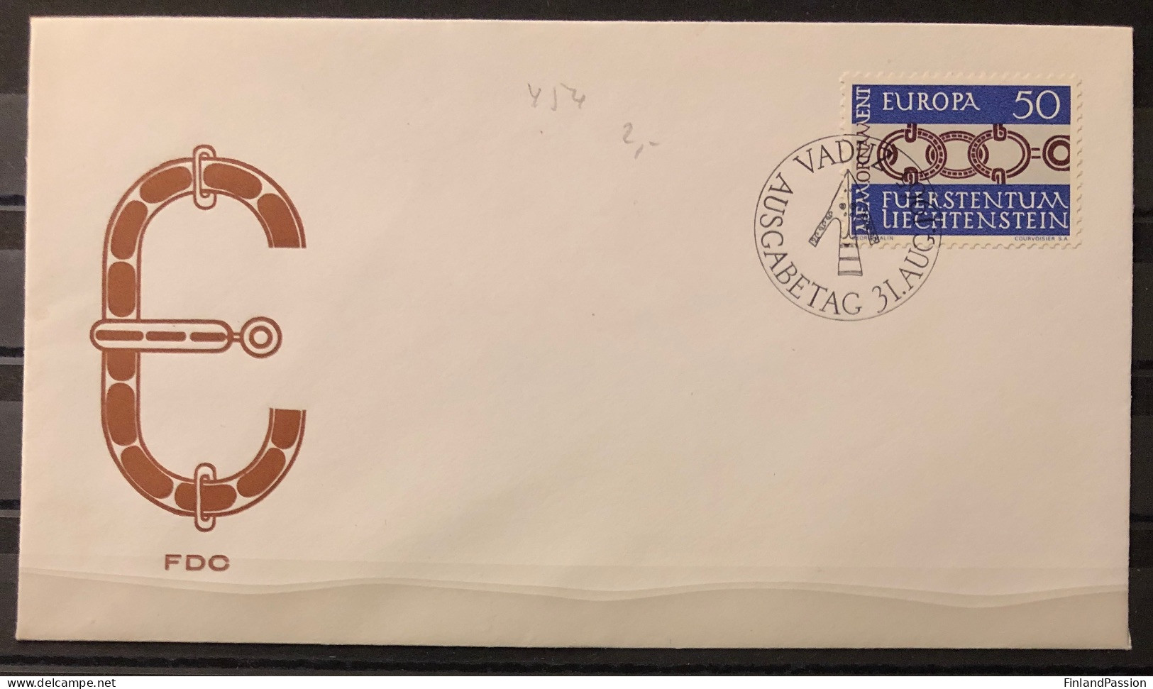 1965. MiNr. 454. Europa. FDC - Cartas & Documentos