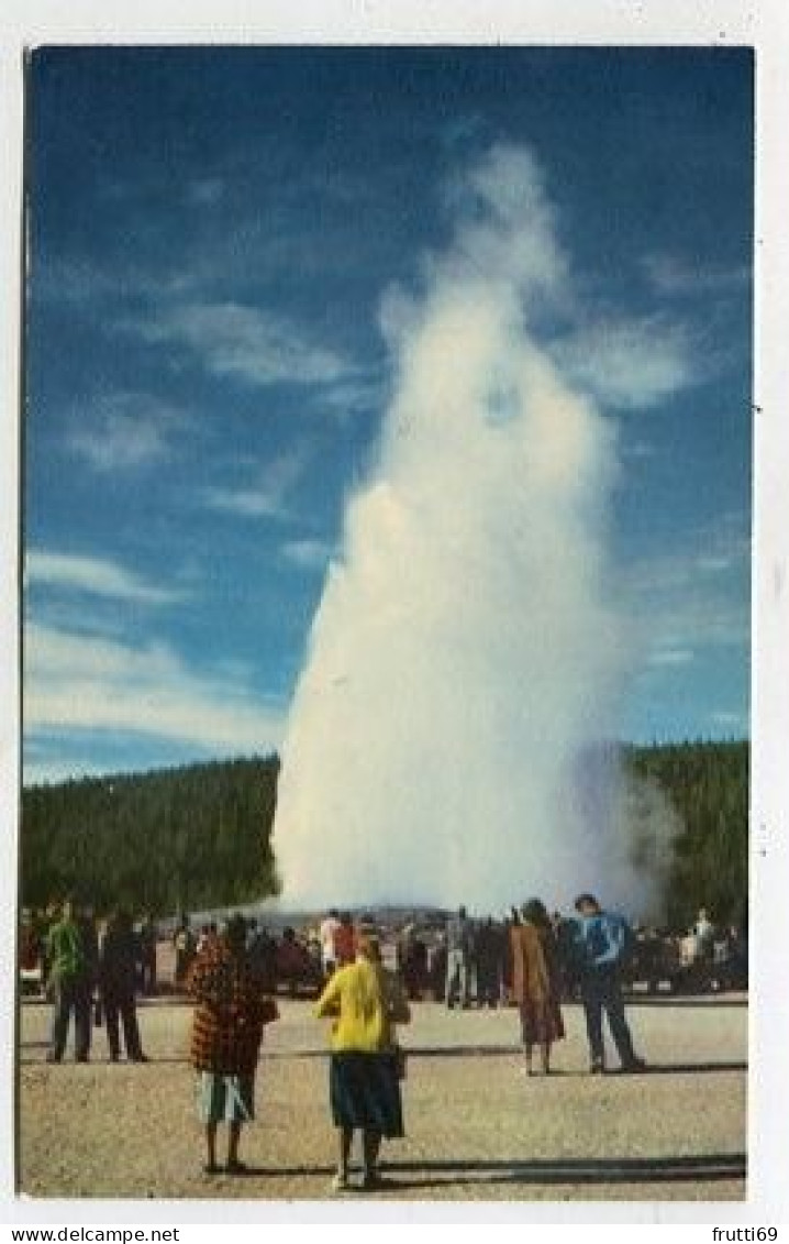 AK 134444 USA - Wyoming - Yellowstone National Park - Old Faithful Geyser - Yellowstone