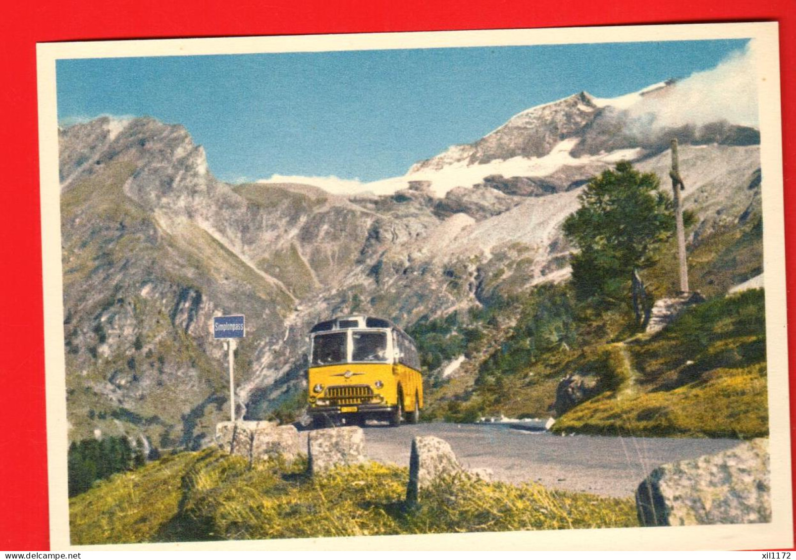 ZVC-07 Simplonpass Postauto Car Postal Schweizer Alpenpost Simplon GF NC NG - Simplon