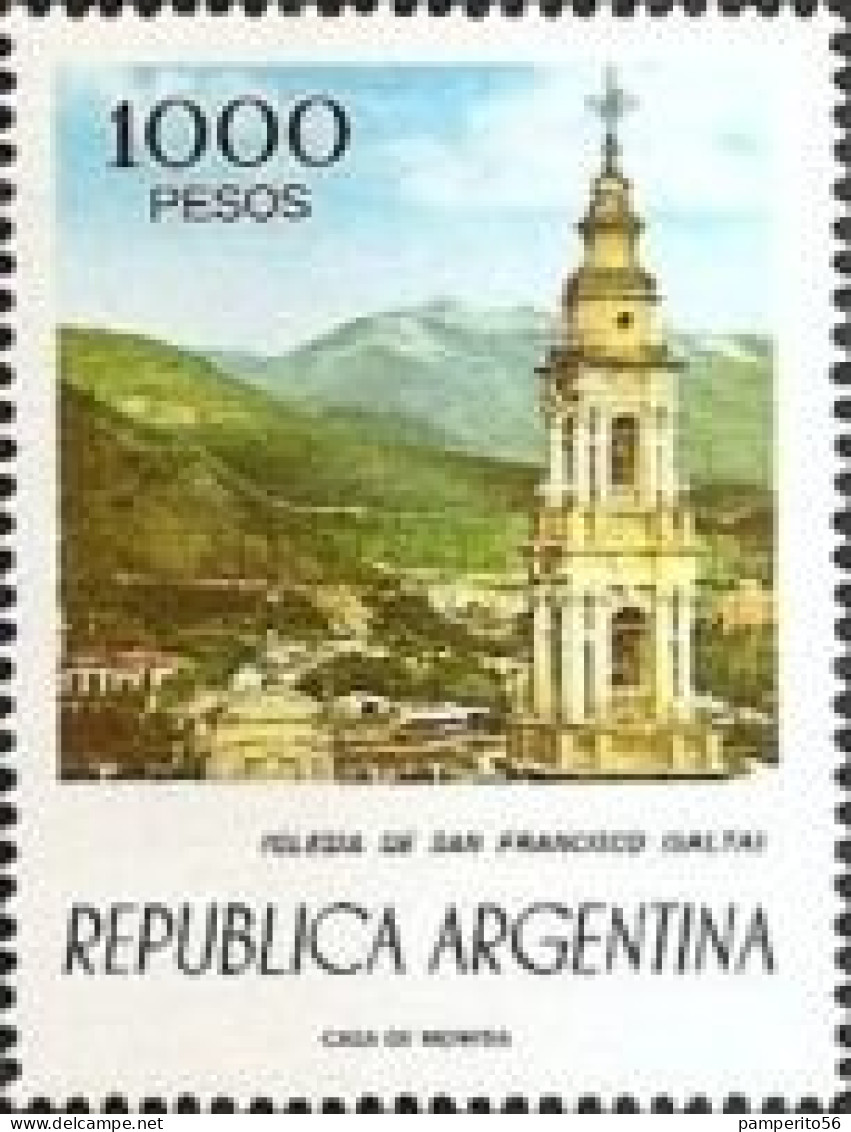 ARGENTINA - AÑO 1977 - Turismo - Iglesia De San Francisco, Salta - Used Stamps