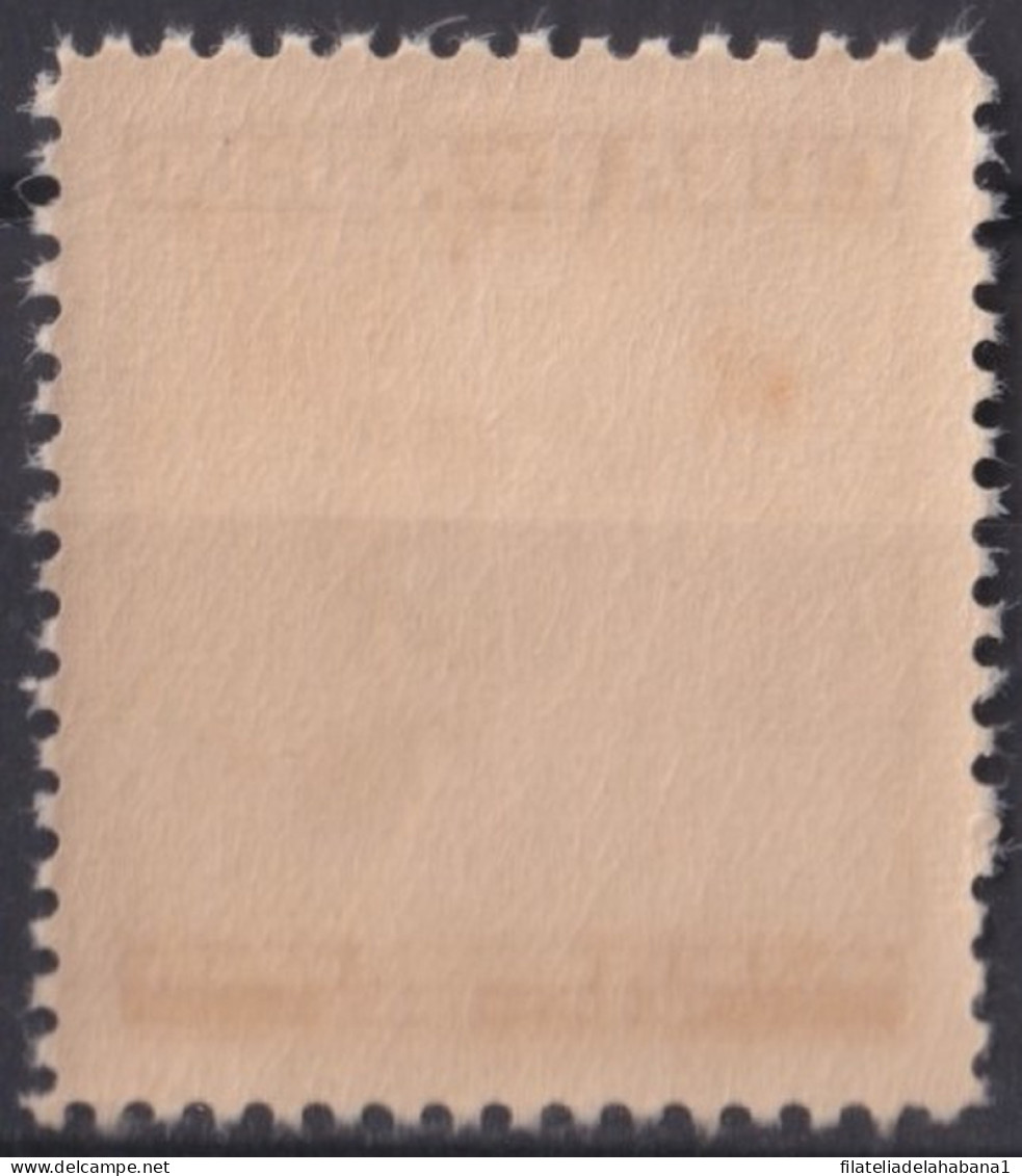 1957-499 CUBA REPUBLICA 1957 JOSE MARIA HEREDIA GIRAD FRANCE INDEPENDENCE WAR ORIGINAL GUM.  - Unused Stamps