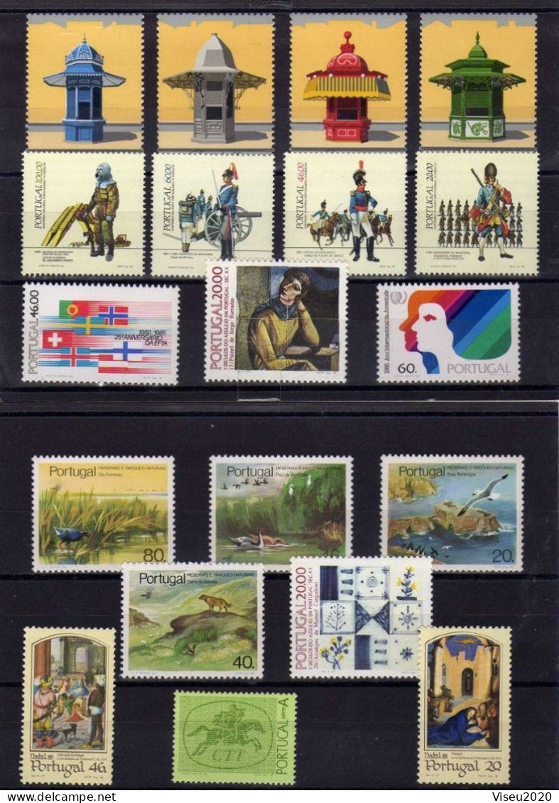 Portugal 1985  Ano Completo MNH - Années Complètes