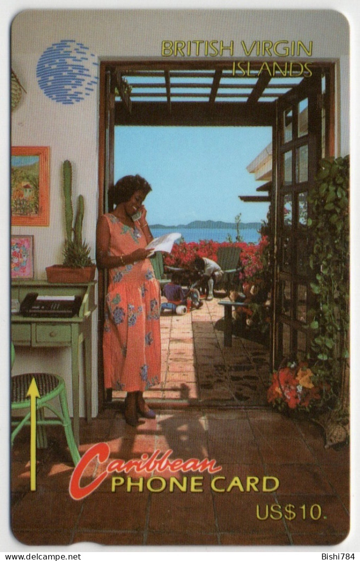 British Virgin Islands - Woman On Phone - 13CBVA - Maagdeneilanden