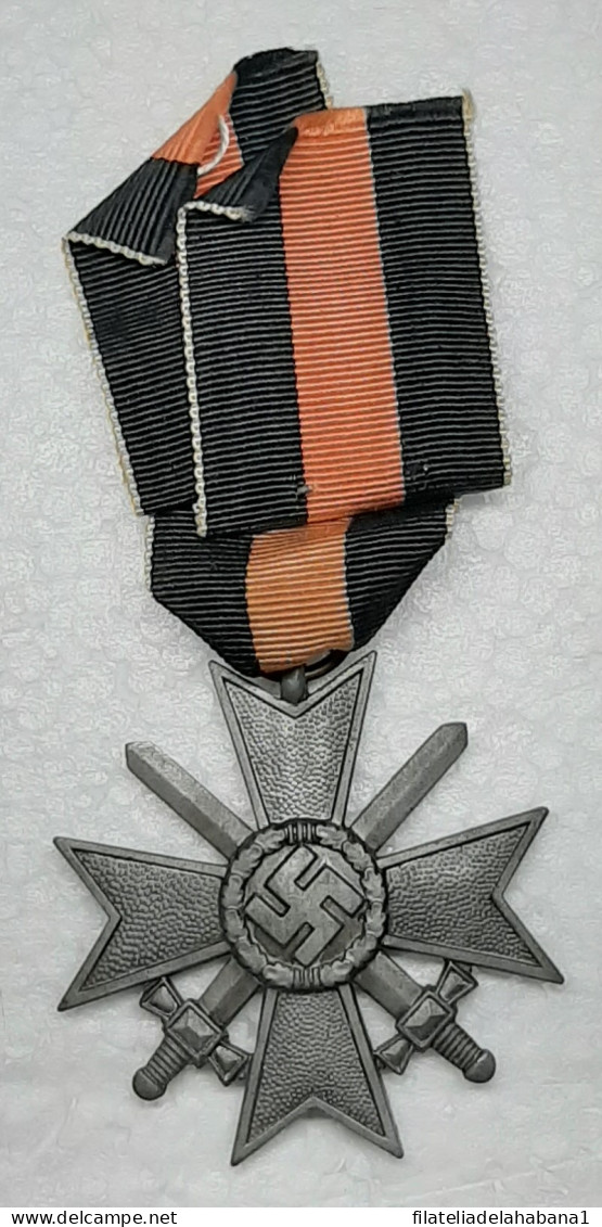 O800 GERMANY WWII  MILITAR MEDAL MERIT WITH SWORD (COPY) NO ORIGINAL. - Deutsches Reich