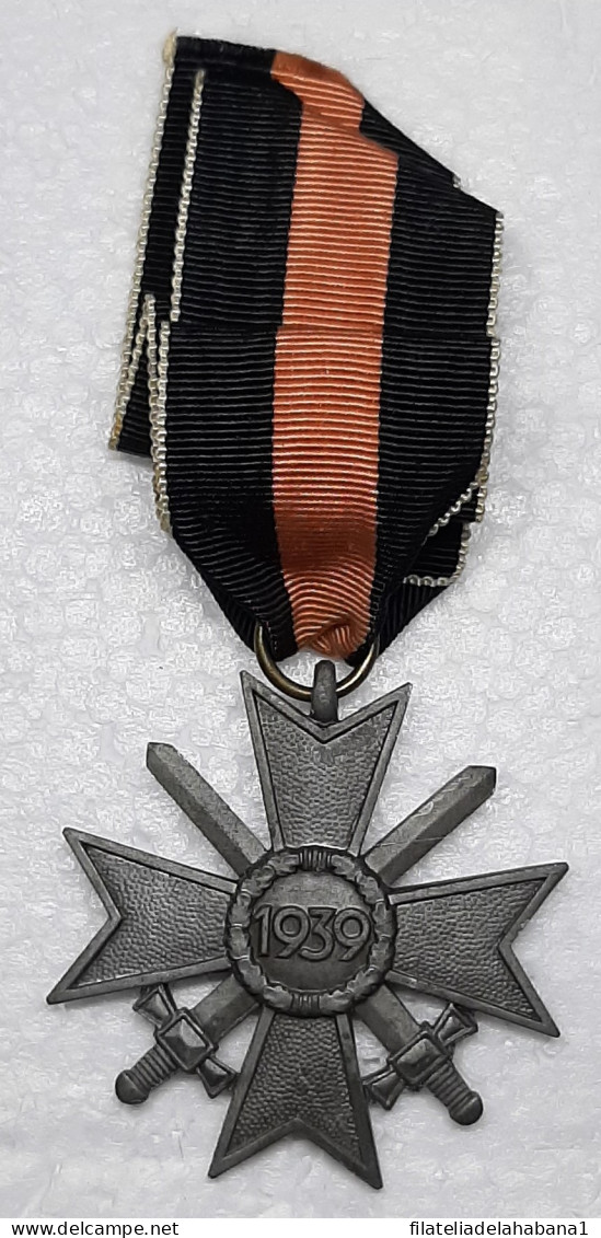 O800 GERMANY WWII  MILITAR MEDAL MERIT WITH SWORD (COPY) NO ORIGINAL. - Duitsland