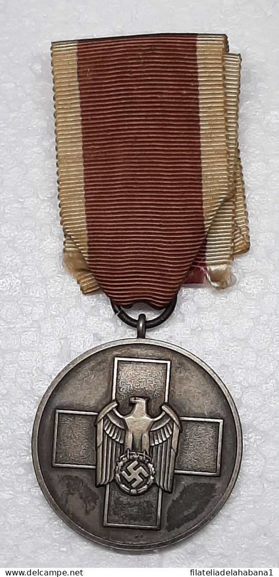 O802 GERMANY WWII  MILITAR RED CROSS CRUZ ROJA MERIT. ORIGINAL. - Germany