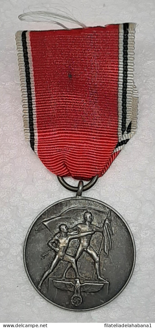 O816 GERMANY WWII AUSTRIA ANCHLUSS MEDAL ORIGINAL. - Allemagne