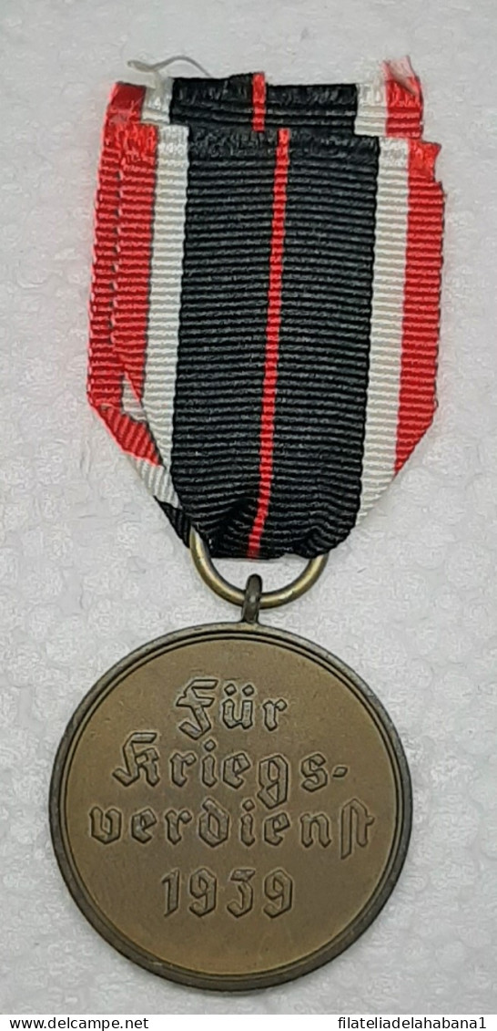 O818 GERMANY WWII MILITAR MERIT. ORIGINAL. - Deutsches Reich