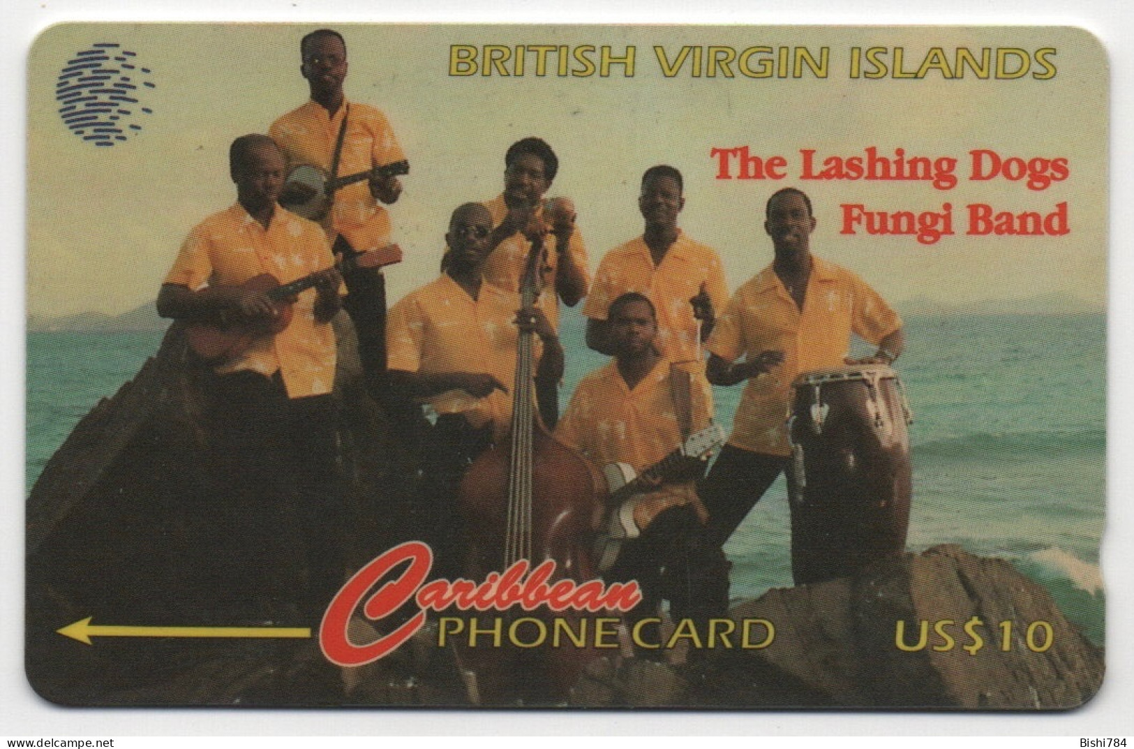 British Virgin Islands - Lashing Dog Fungi Band - 171CBVA (with Ø) - Jungferninseln (Virgin I.)