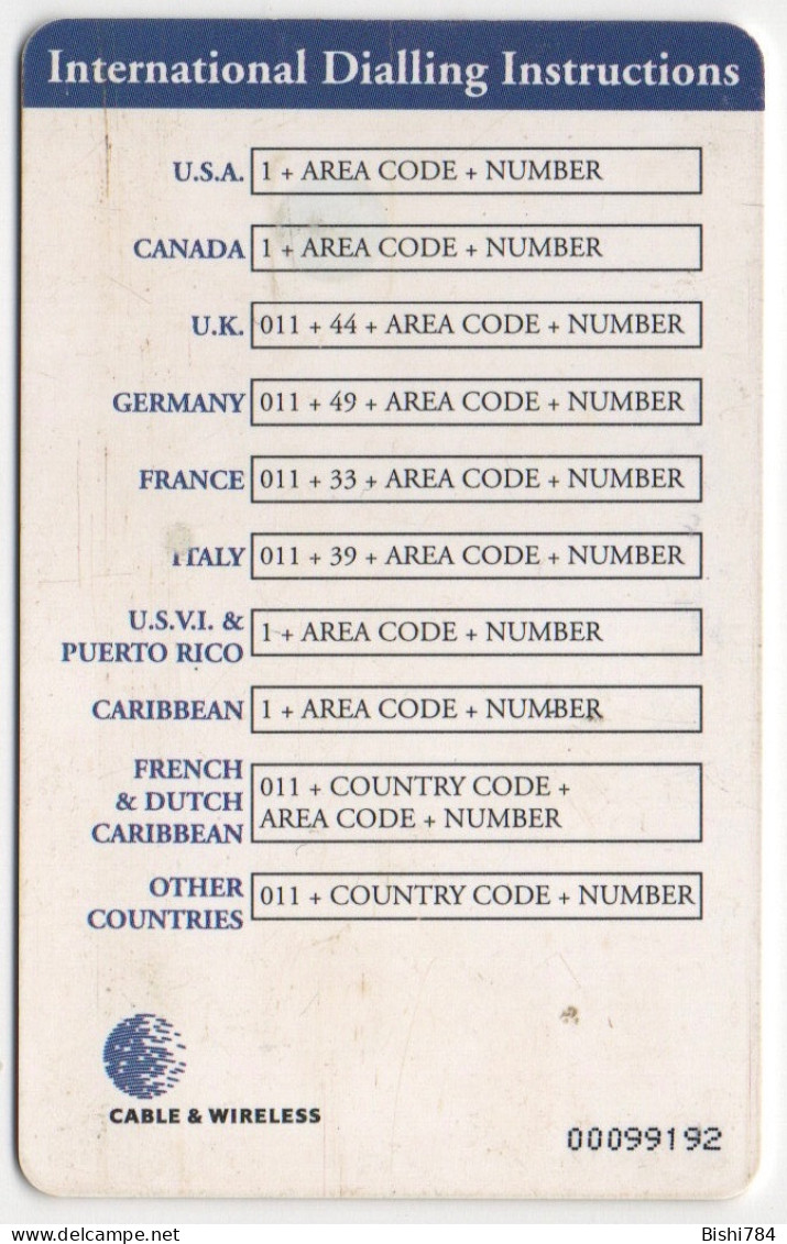 British Virgin Islands - The Crawls (8 Digits) - Jungferninseln (Virgin I.)