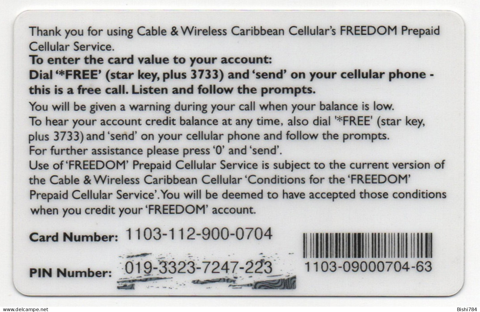 Antigua & Barbuda - Sailing Week: Freedom Wireless 1103 (with GREEN Button) - Antigua En Barbuda