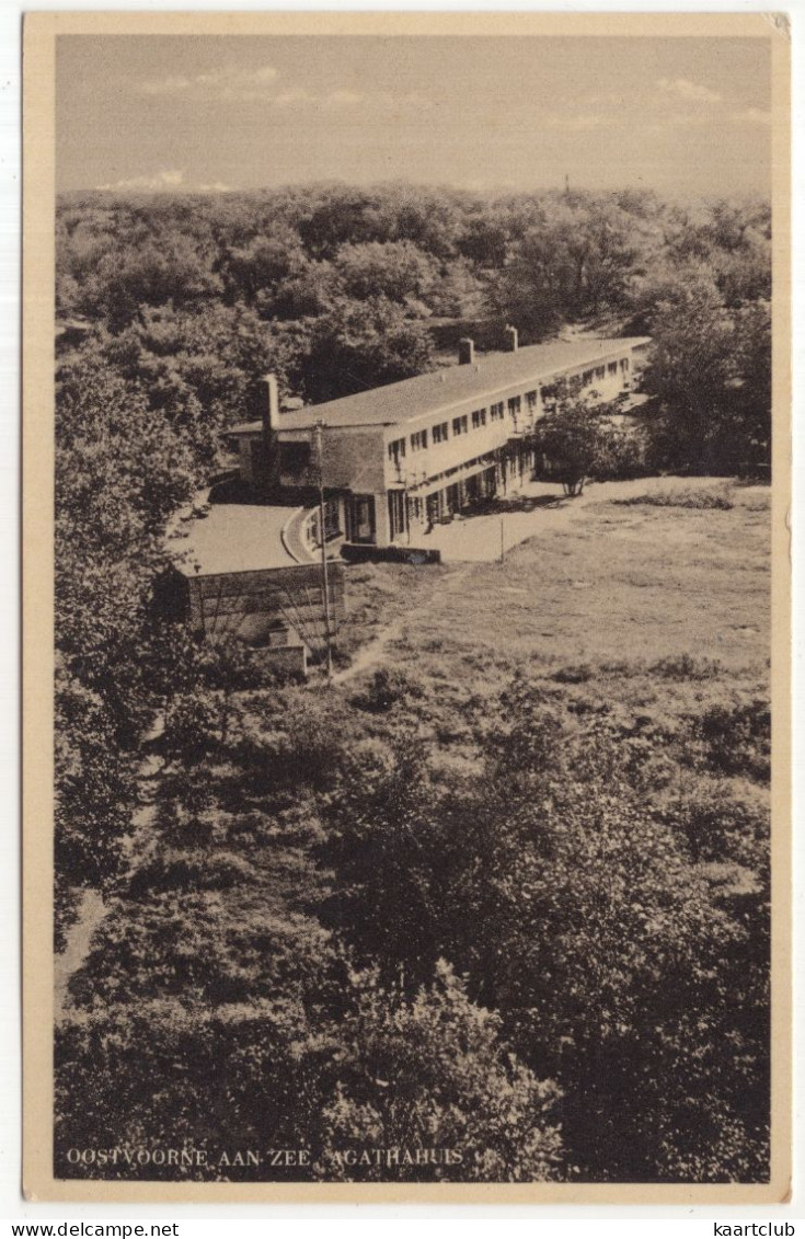 Oostvoorne Aan Zee - Agathahuis - (Zuid-Holland, Nederland/Holland) - 1953 - Uitg.: Frans Van Tolédo, Oostvoorne - Brielle