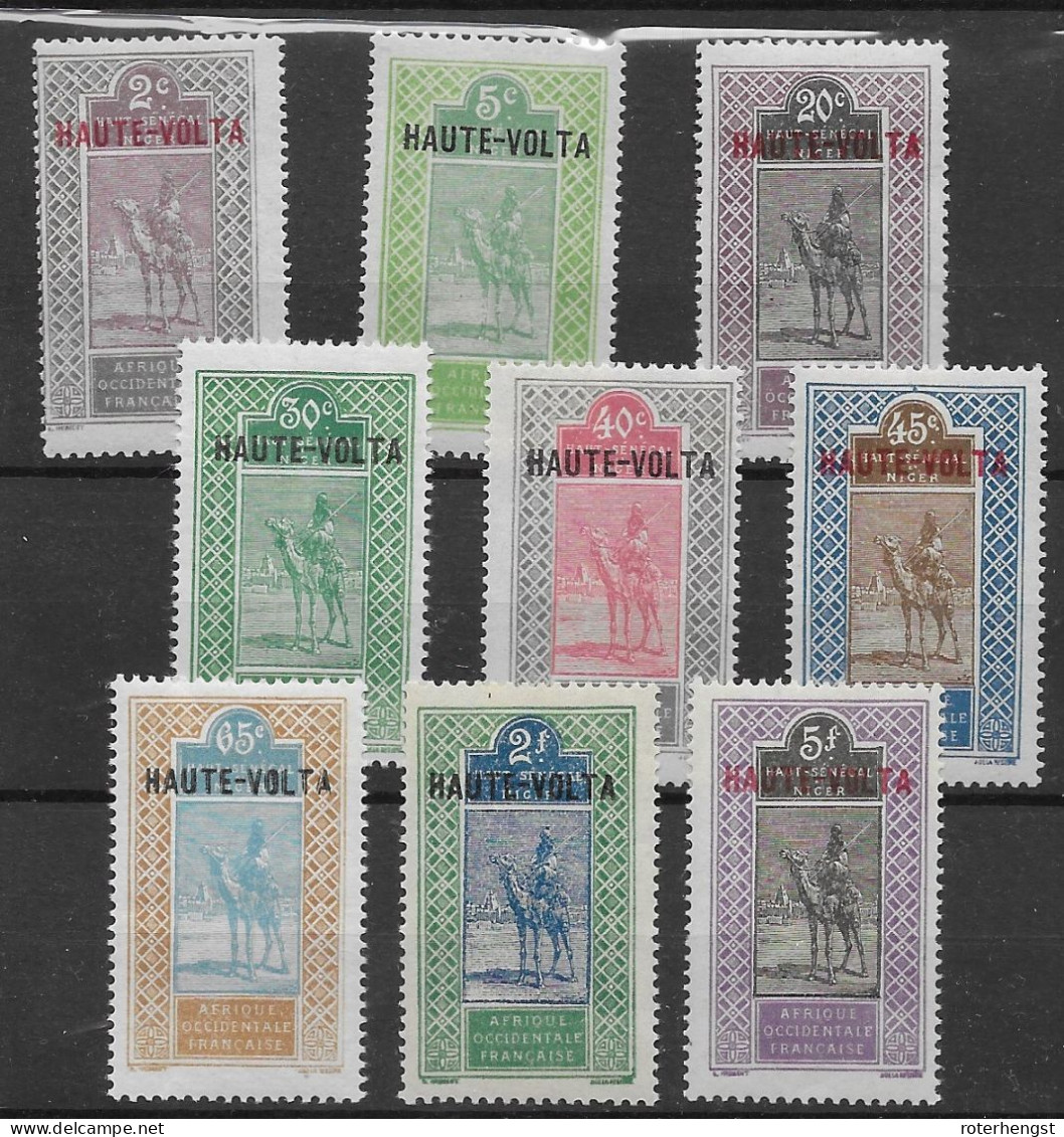 Haute-Volta Mnh ** Neuf Sans Charnieres (9 Stamps From 1920-27) - Ungebraucht