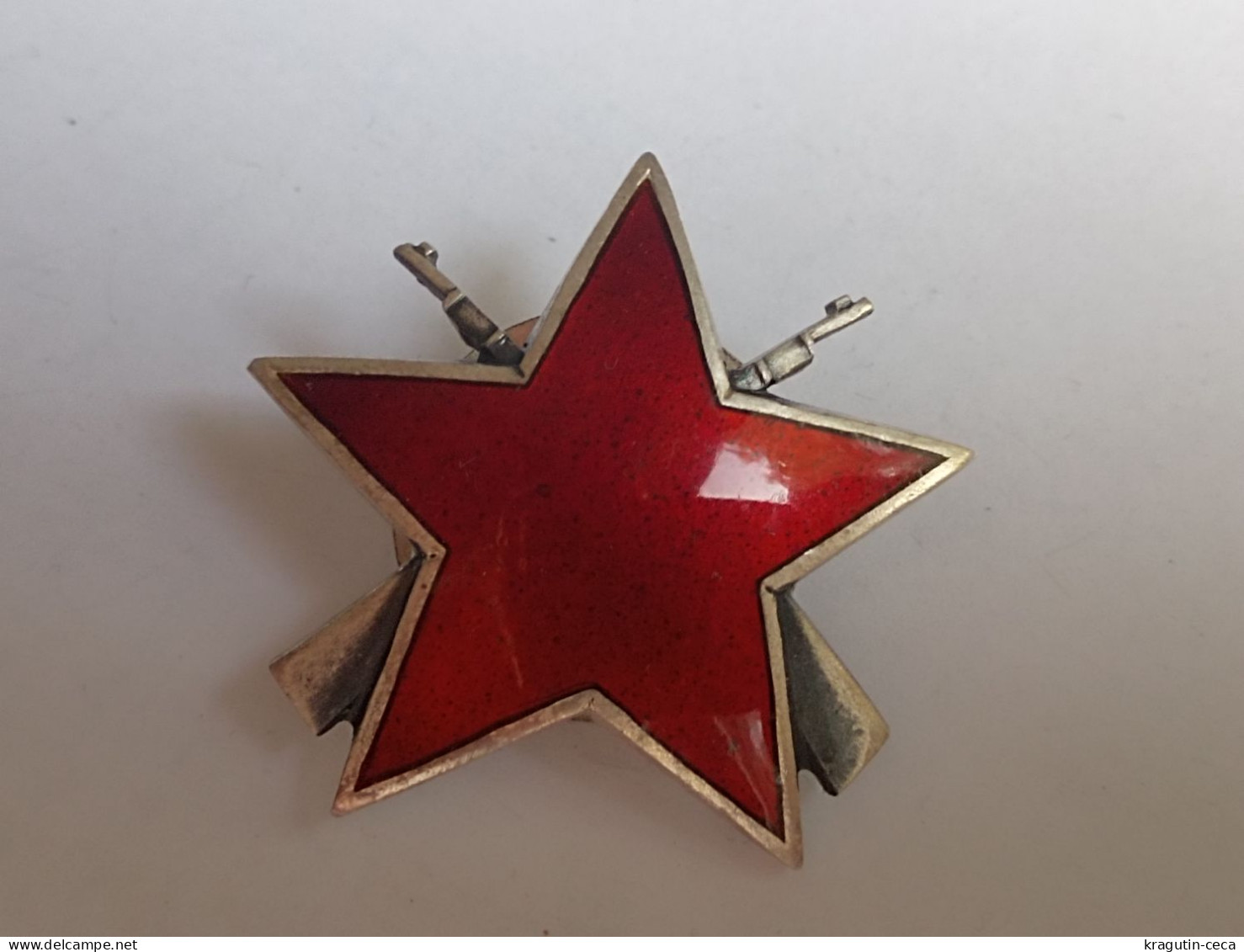 Yugoslavia JNA Order Of Partisan Star With CROSSED RIFLES 2nd Class Monetni Dvor USSR RUSSIA  With Number - Sonstige & Ohne Zuordnung
