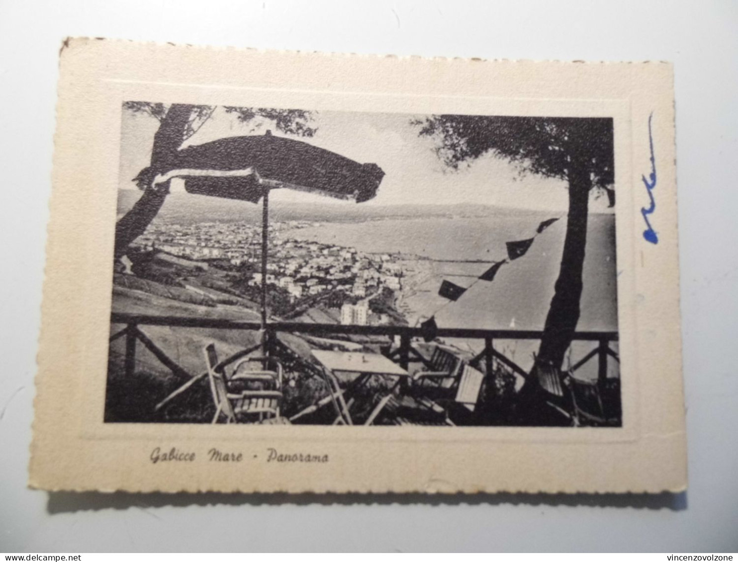 Cartolina Viaggiata "GABICCE MARE Panorama" 1958 - Fano
