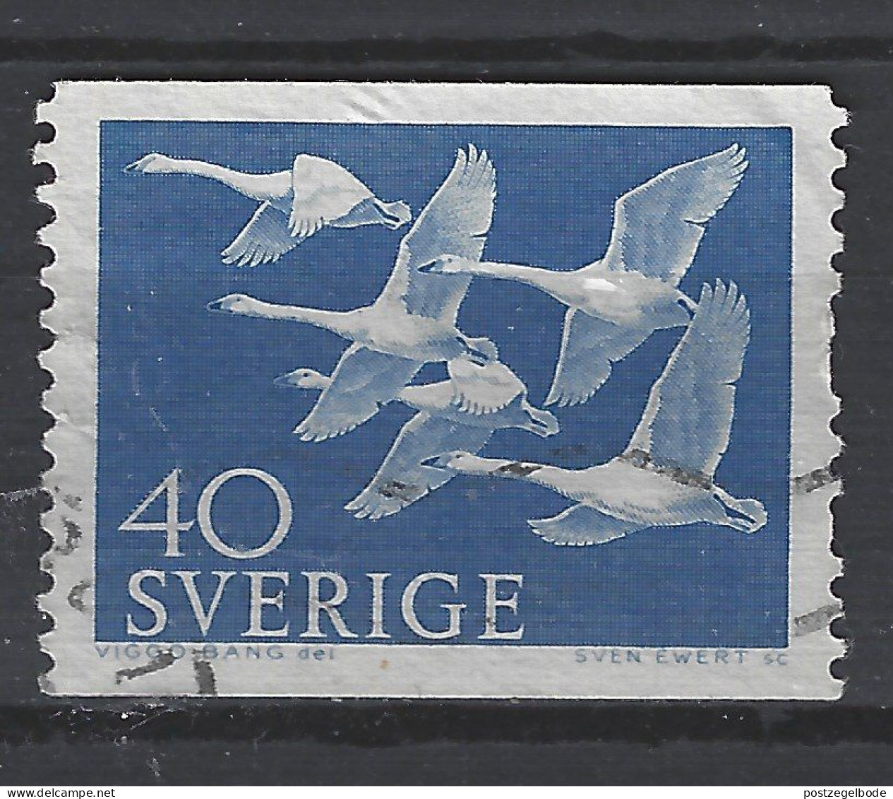 Zweden Suede Sweden Sverige Used ; Gans Goose Oie Ganso NOW MANY STAMPS OF ANIMALS FOR SALE - Oies