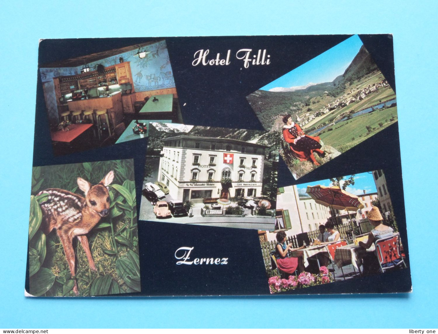 Hotel FILLI ( Fam. J. Heinrich ) ZERNEZ ( Edit. Publi Card ) Anno 19?? ! - Zernez