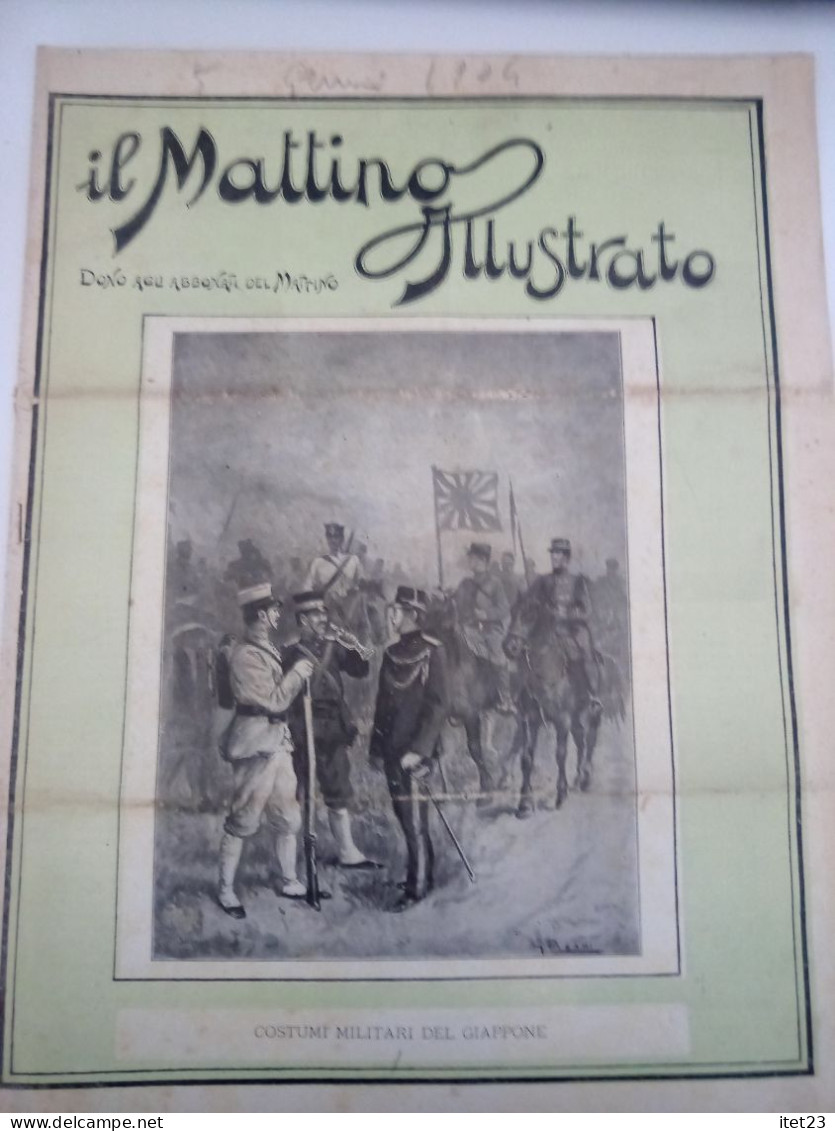 IL MATTINO ILLUSTRATO -ANNO II -N 5 - 31 GENNAIO 1904 - Erstauflagen