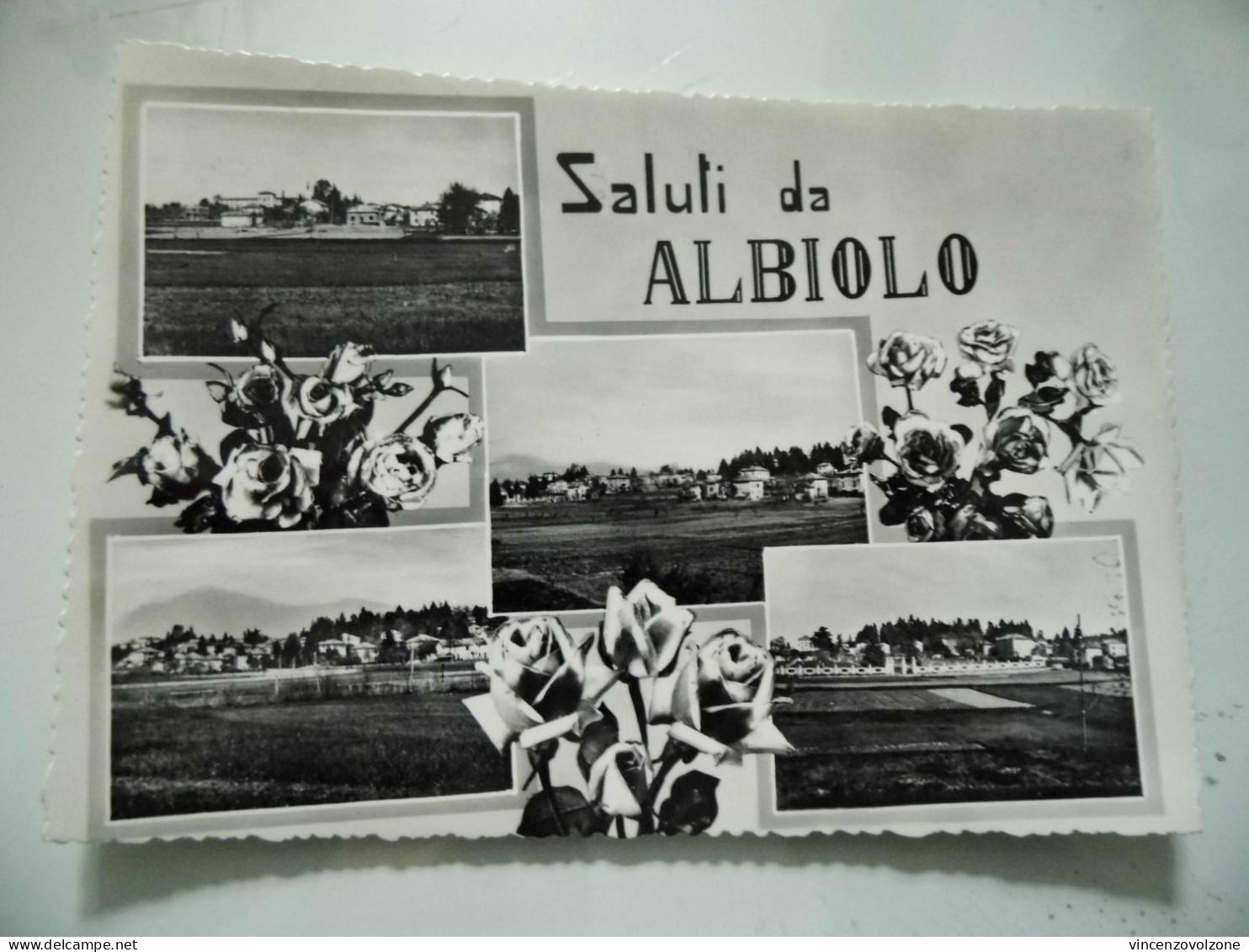 Cartolina Viaggiata "Saluti Da ALBIOLO" Vedutine 1958 - Cologno Monzese