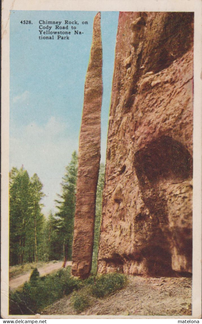 ETATS UNIS WY - WYOMING CHIMNEY ROCK ON CODY ROAD TO YELLOWSTONE NATIONAL PARK - Yellowstone