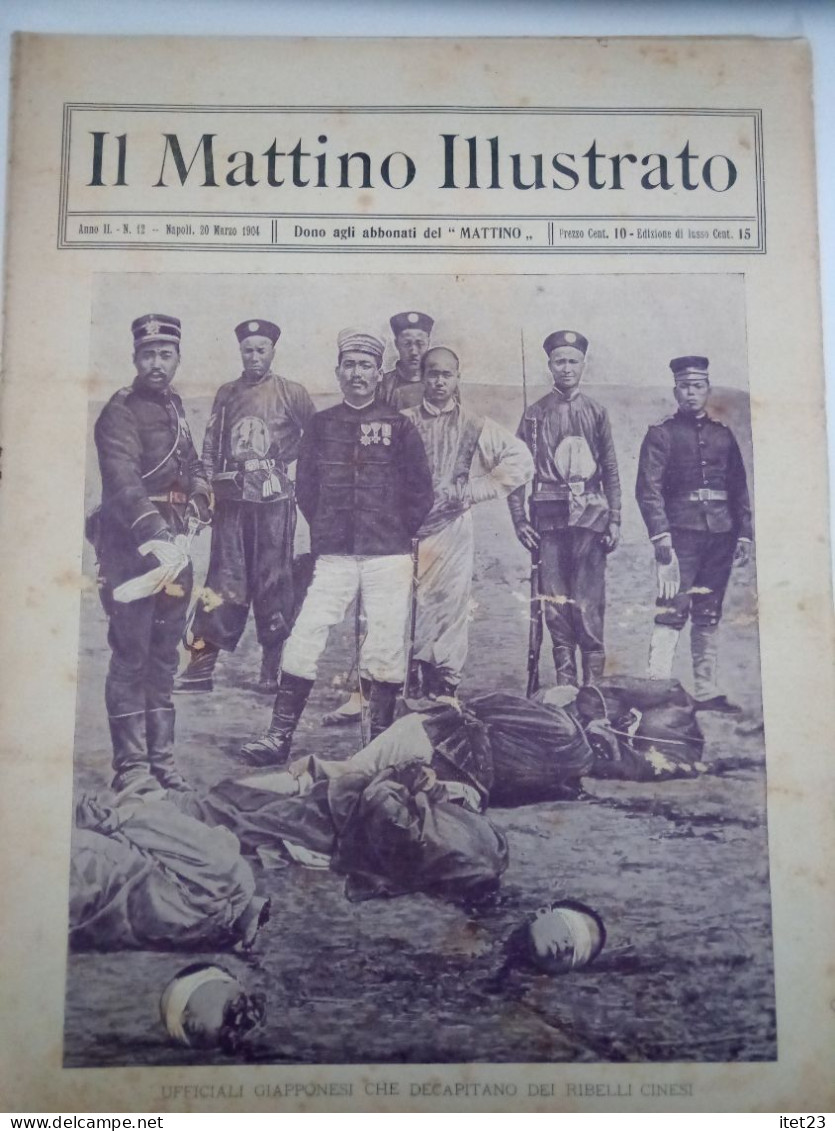 IL MATTINO ILLUSTRATO -ANNO II -N 12  20 MARZO 1904 - Prime Edizioni